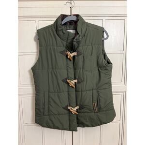 Legendary WhiteTails size large army green winter puffer vest